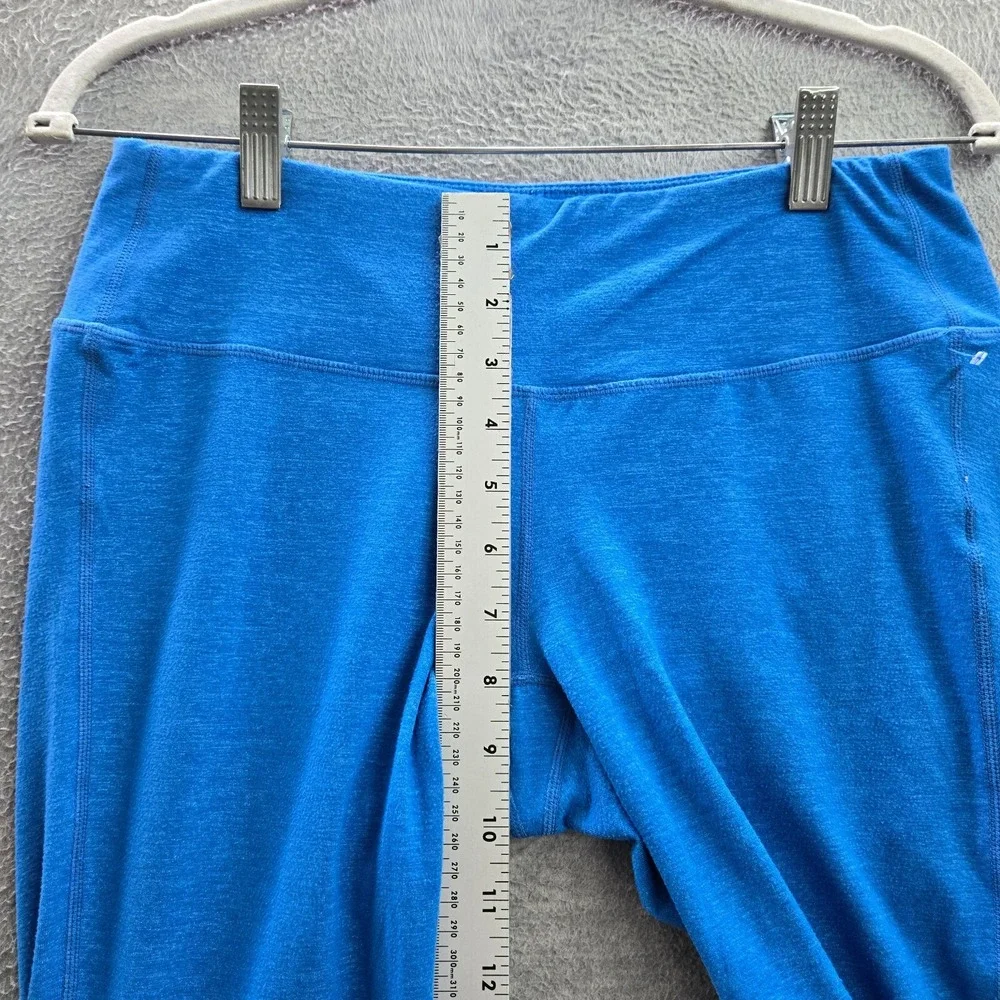 Athleta Women Activewear Pants Medium Blue Leggings Mid Rise 26‎ in Inseam